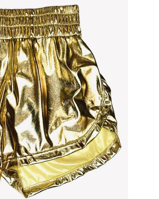 Belle Cher - Women's Metallic Athletic Fit Short - Rack Hunt