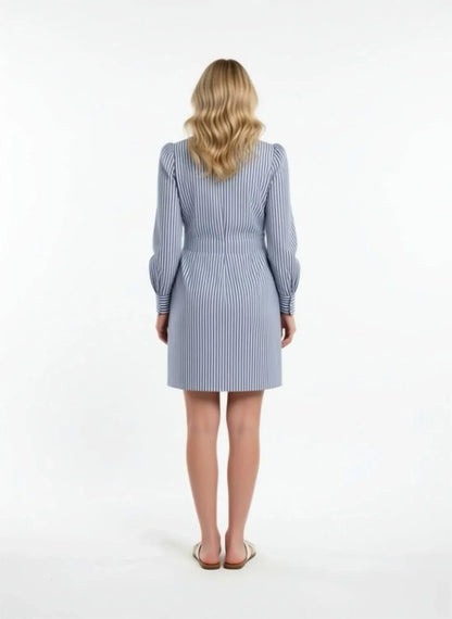 Etcetera - Striped Wrap Dress - Rack Hunt