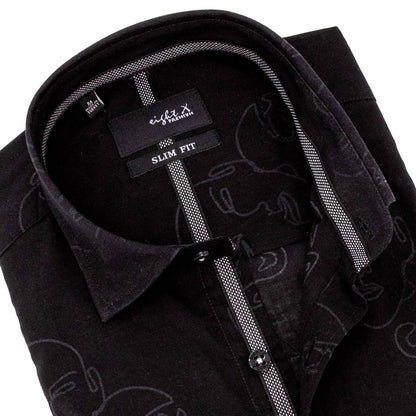 Faces Button Down Shirt