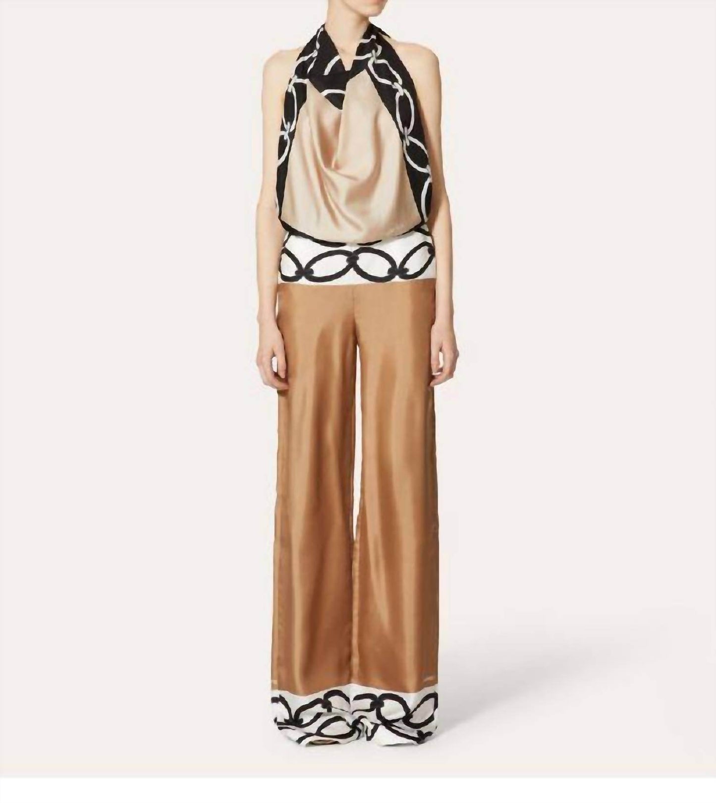 Valentino - Silk Twill Jumpsuit - Rack Hunt