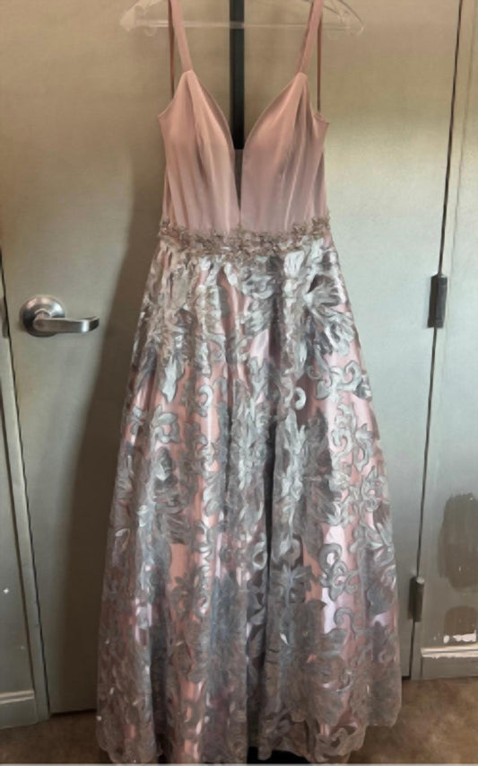 Women's Floral Sequin Dress