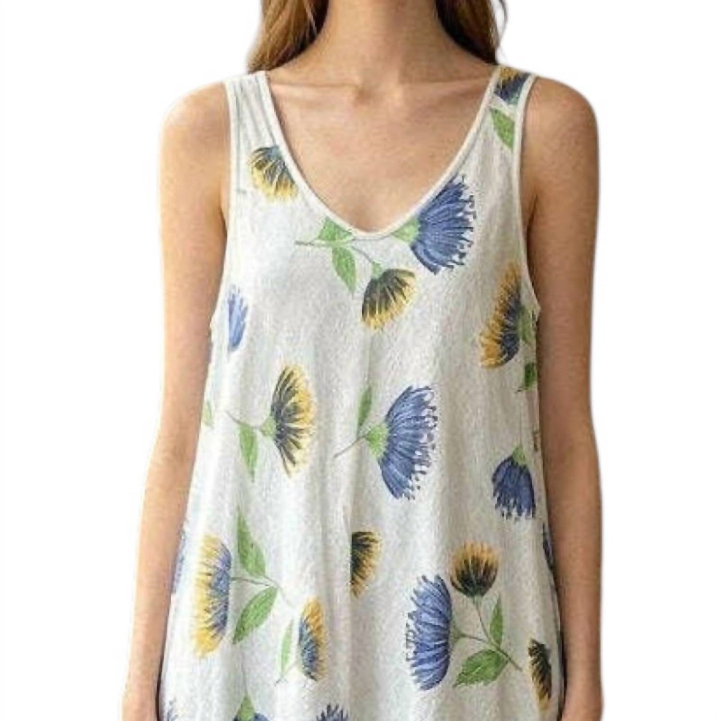 Floral Gauze Cotton Dress