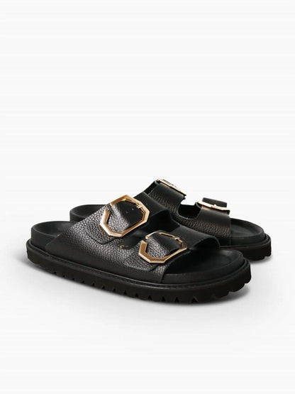 Women's Galia Embossed Leather Sandal