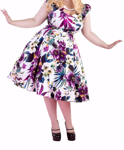 Panises Floral Swing Dress