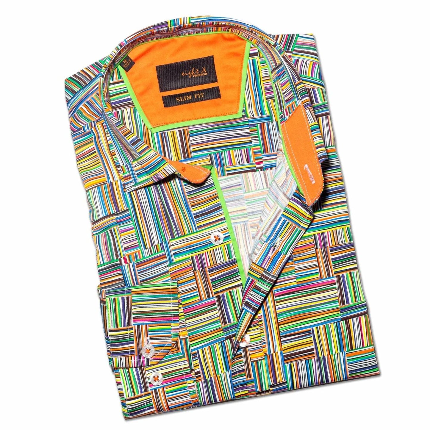 Colored Pencil Button Down Shirt