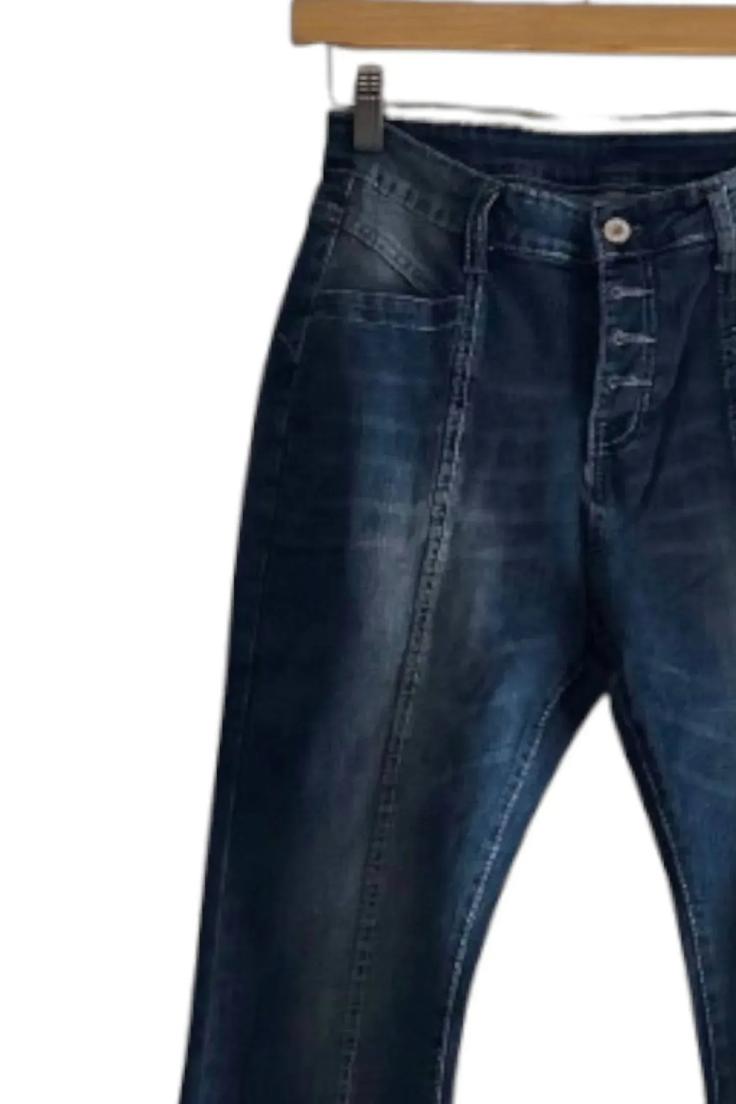 OriginHey - Women's High Waisted Flared Jeans - Rack Hunt