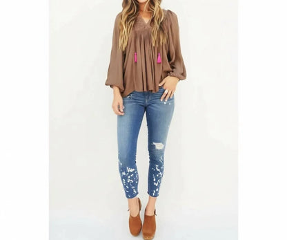 Blue Boheme - Dalhia V-neck Tunic - Rack Hunt
