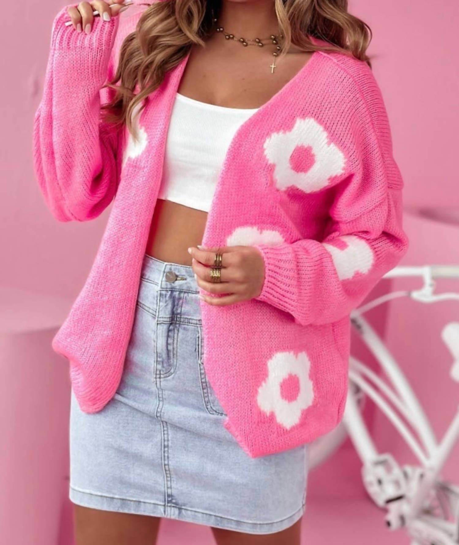 LOOWIE - Daisy Floral Cardigan - Rack Hunt -