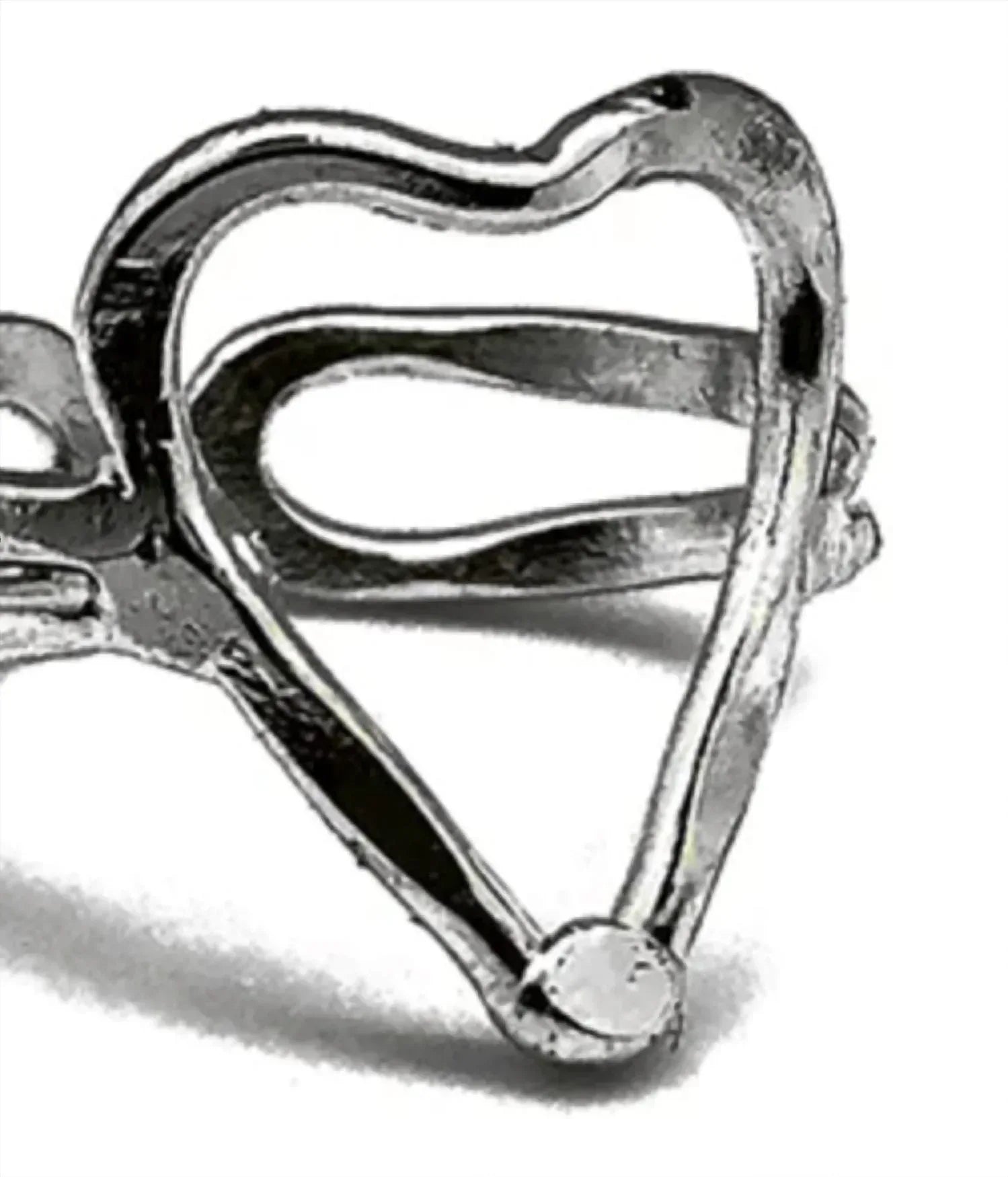 Anju - Women's Open Heart Adjustable Layering Ring - Rack Hunt
