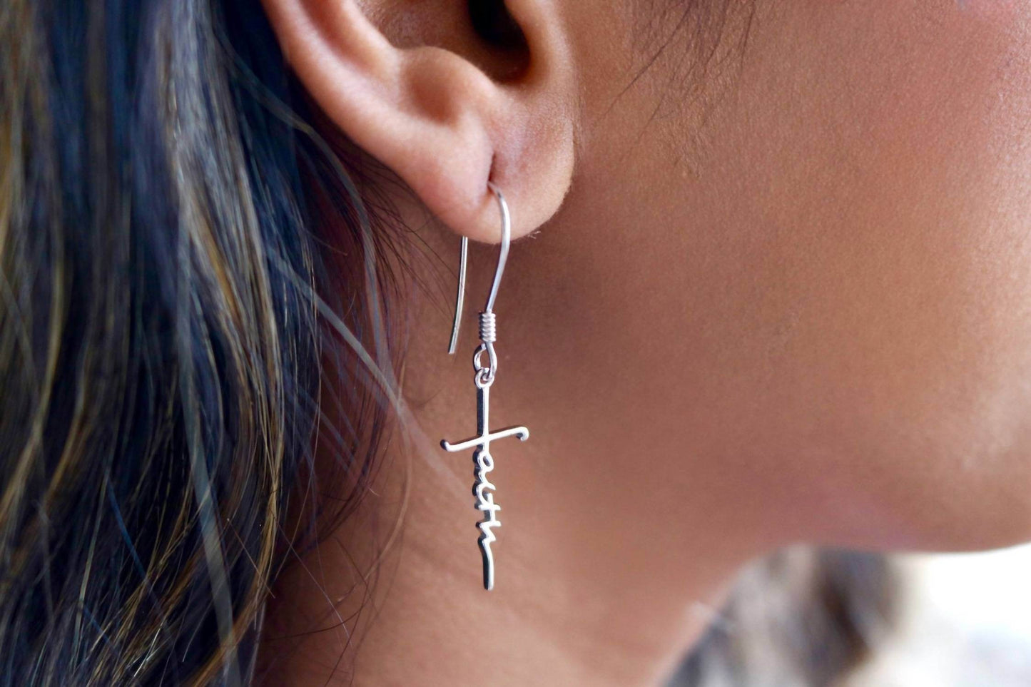 Allyanna Gifts - Women's Faith Dangle Earrings - Rack Hunt