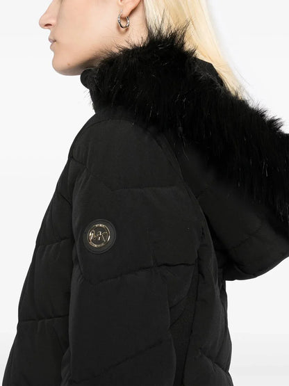 Michael Michael Kors - Chevron Scuba Coat - detail view - Rack Hunt