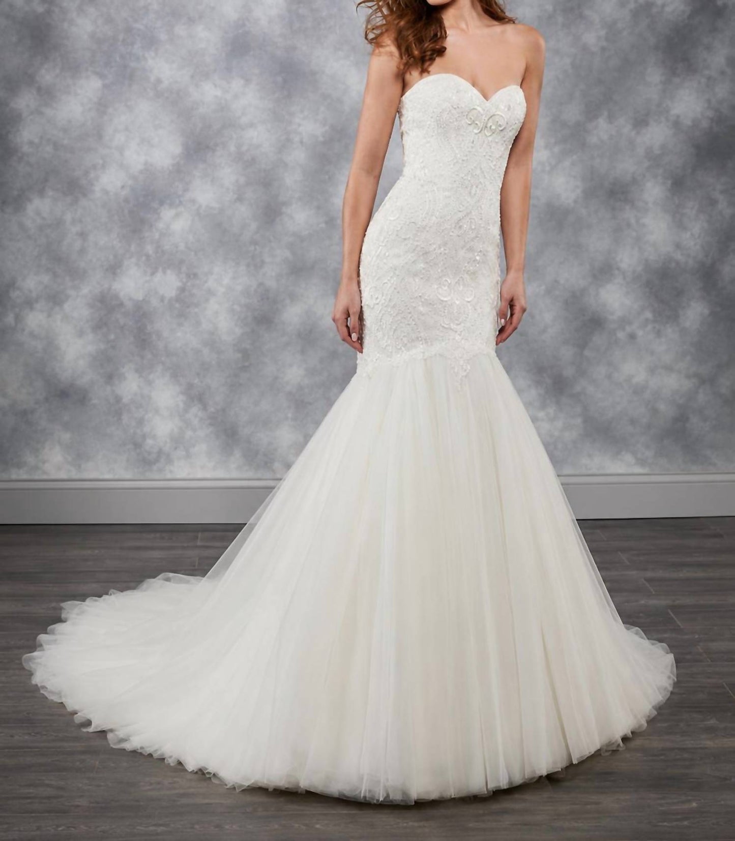 Strapless Sweetheart Wedding Gown