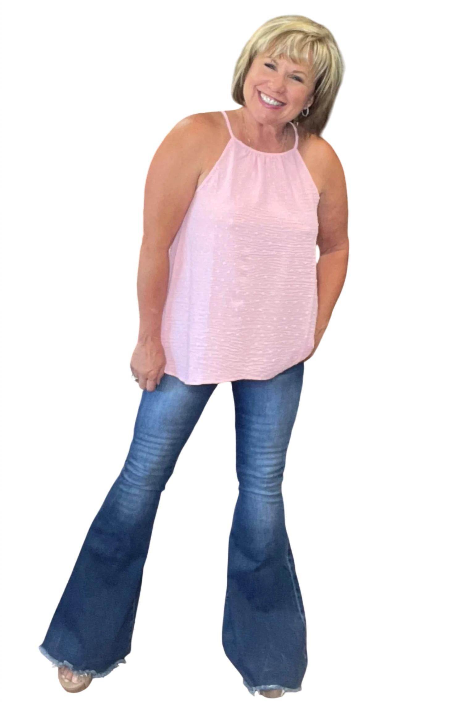 L&B Life - Lisa Mid Rise Flare Jean - Rack Hunt -