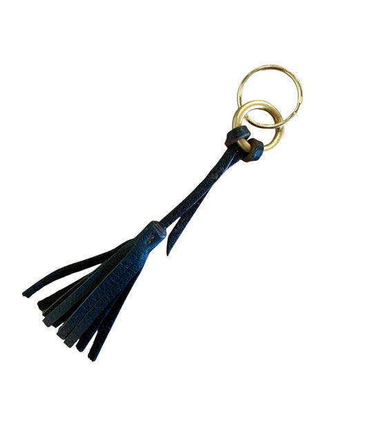 Hand Stitched Leather Tassel