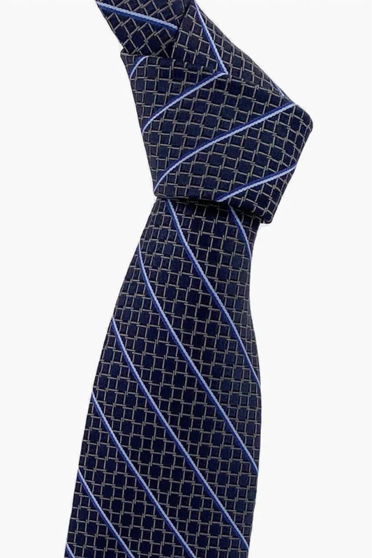 Men's Stripe Best Of Class Woven Silk Tie