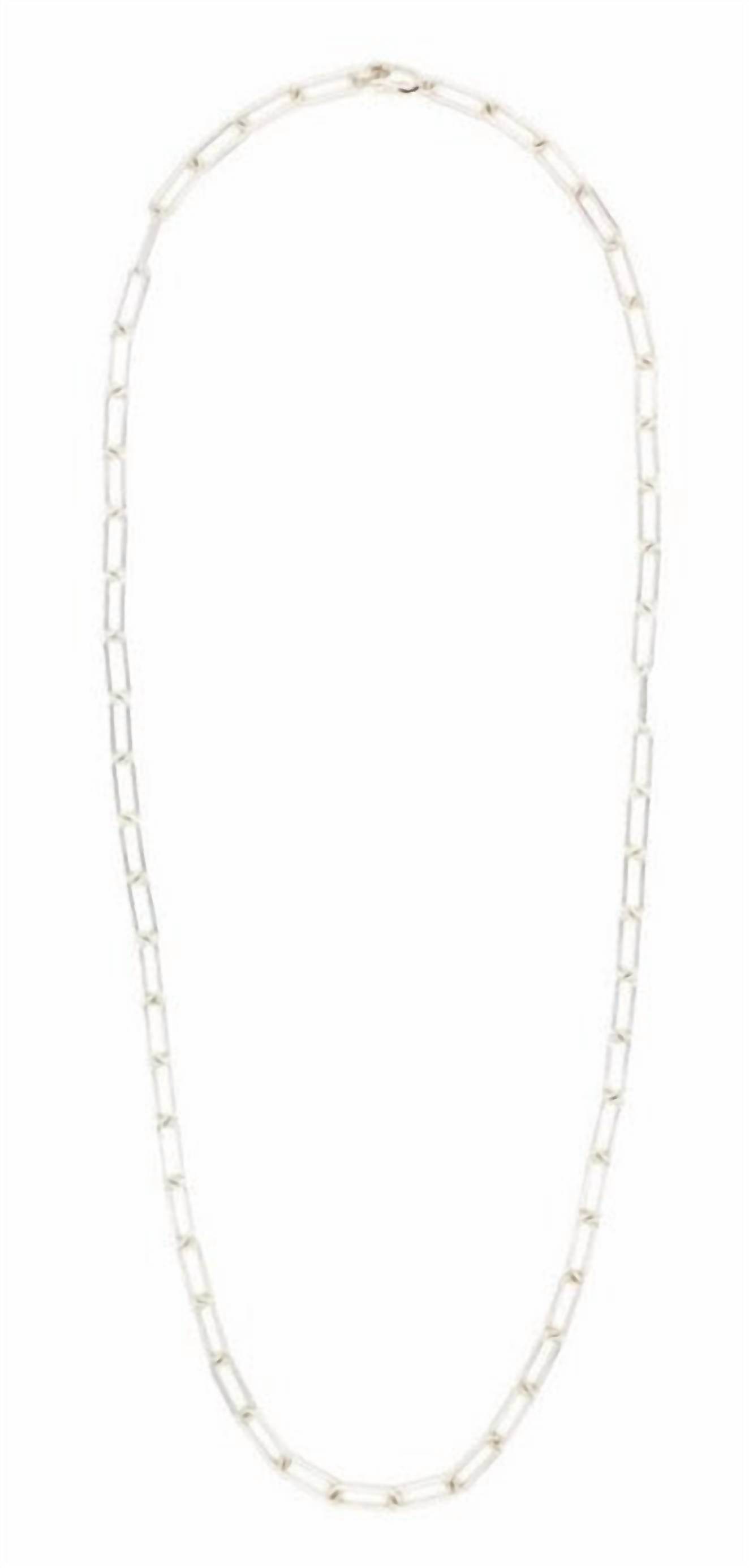 Sylvia Benson - Women's Fine Drawn Link Chain Necklace - Rack Hunt -