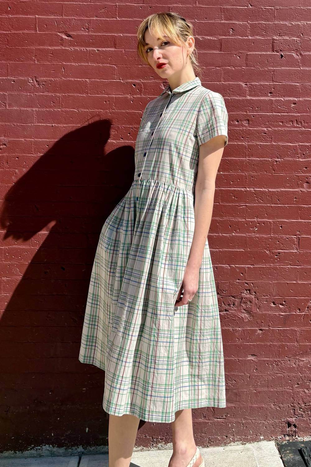 Rose Velvet - Hope Cotton Plaid Dress - Rack Hunt