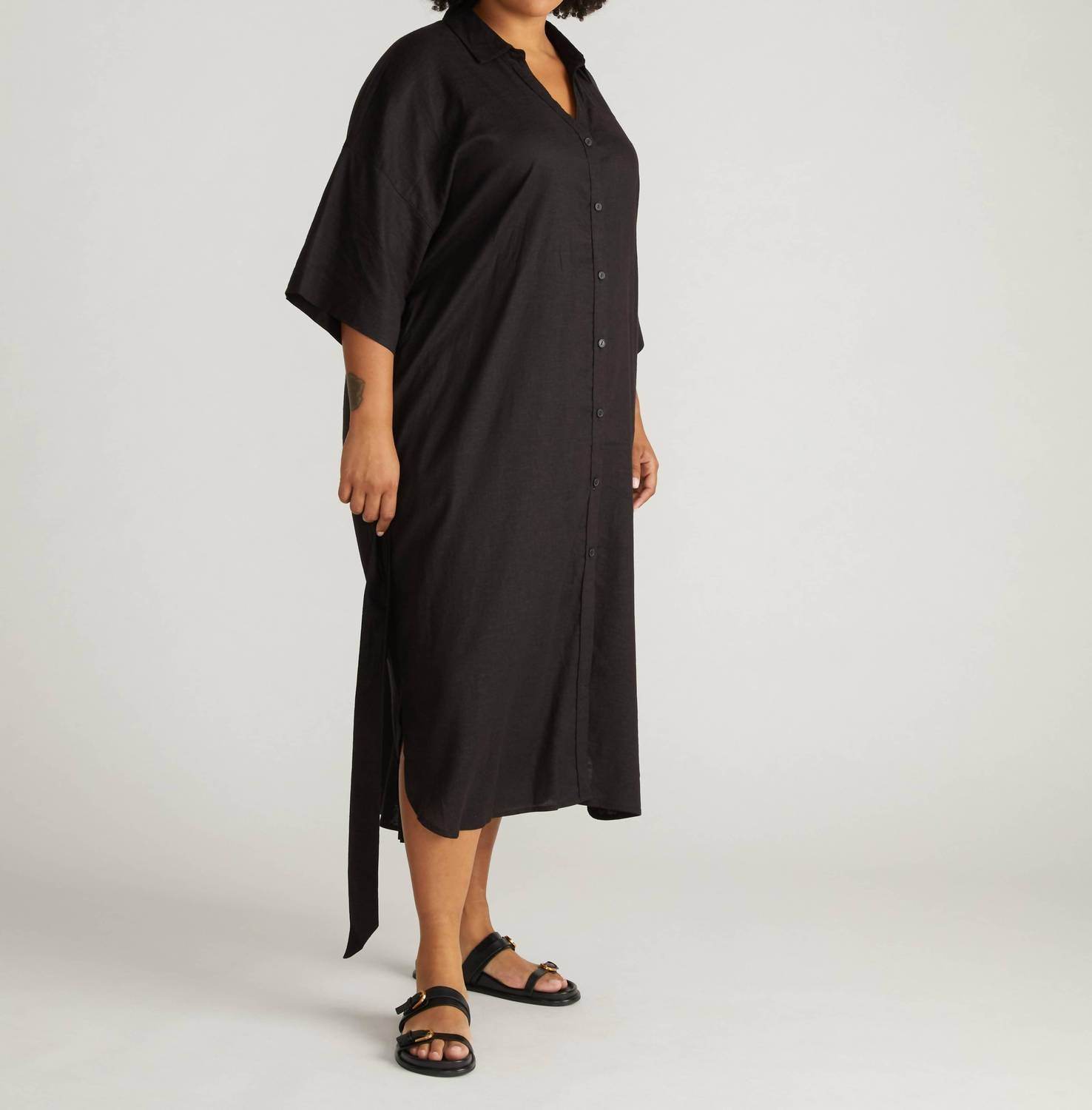 Universal Standard - Plaza Linen Shirtdress - Rack Hunt -