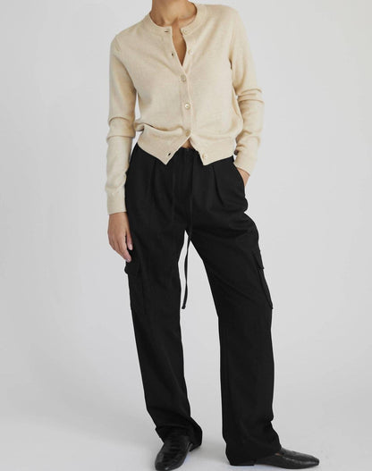Women's Classic Crew Wool Cardigan