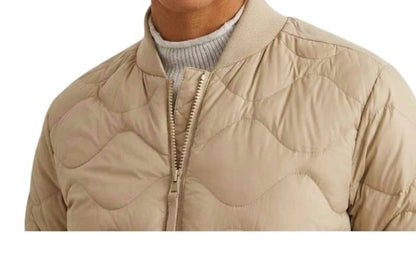 Down Puffer Bomber Jacket - Plus