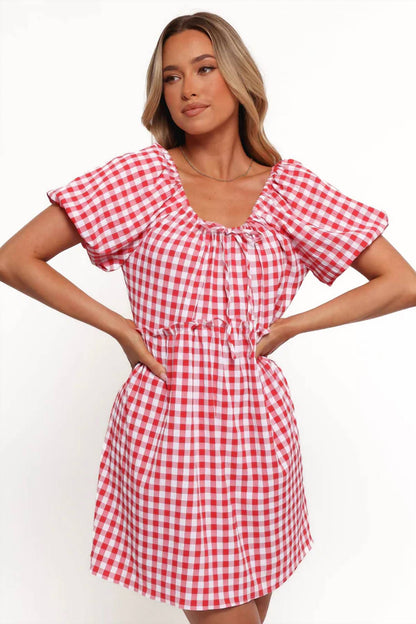 Dorothea Gingham Dress