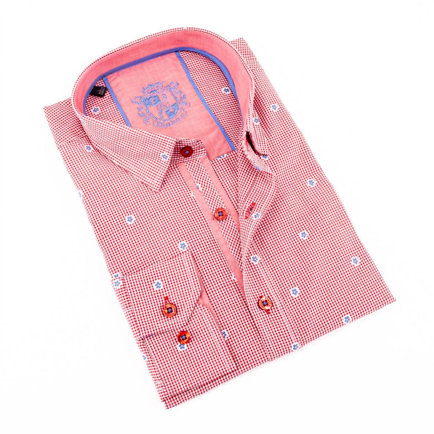 Men's Fill Coupe Shirt With Solid Trim