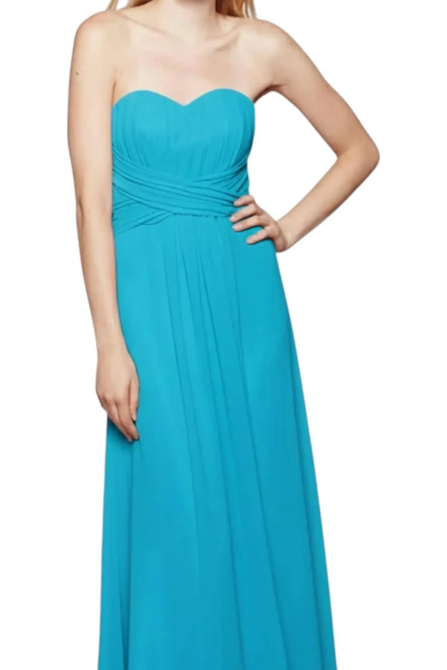 Milano Formals - Serenity Drape Strapless Gown - Rack Hunt