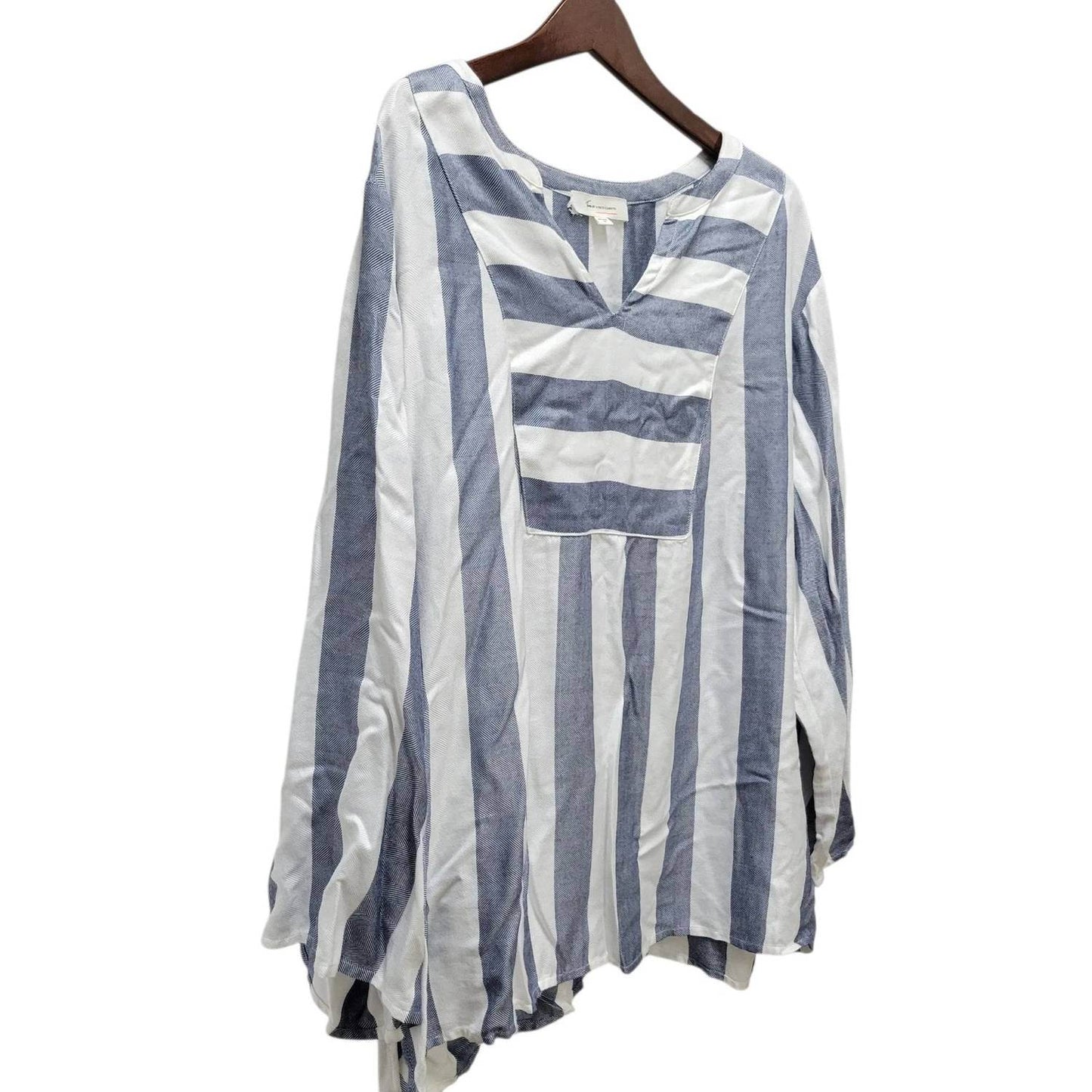 Tura by Vince Camuto - Women's Twilight Sky Tinted Shades Fashion Blouse - Rack Hunt -