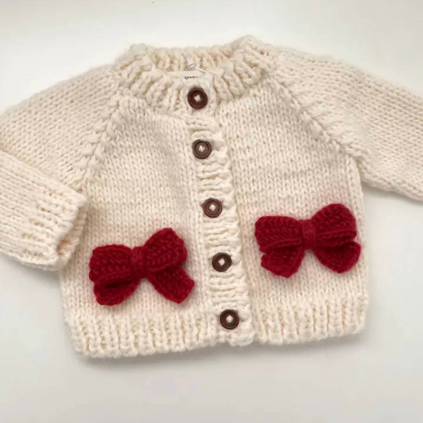 Kid's Cozy Knit Cardigan With Bow