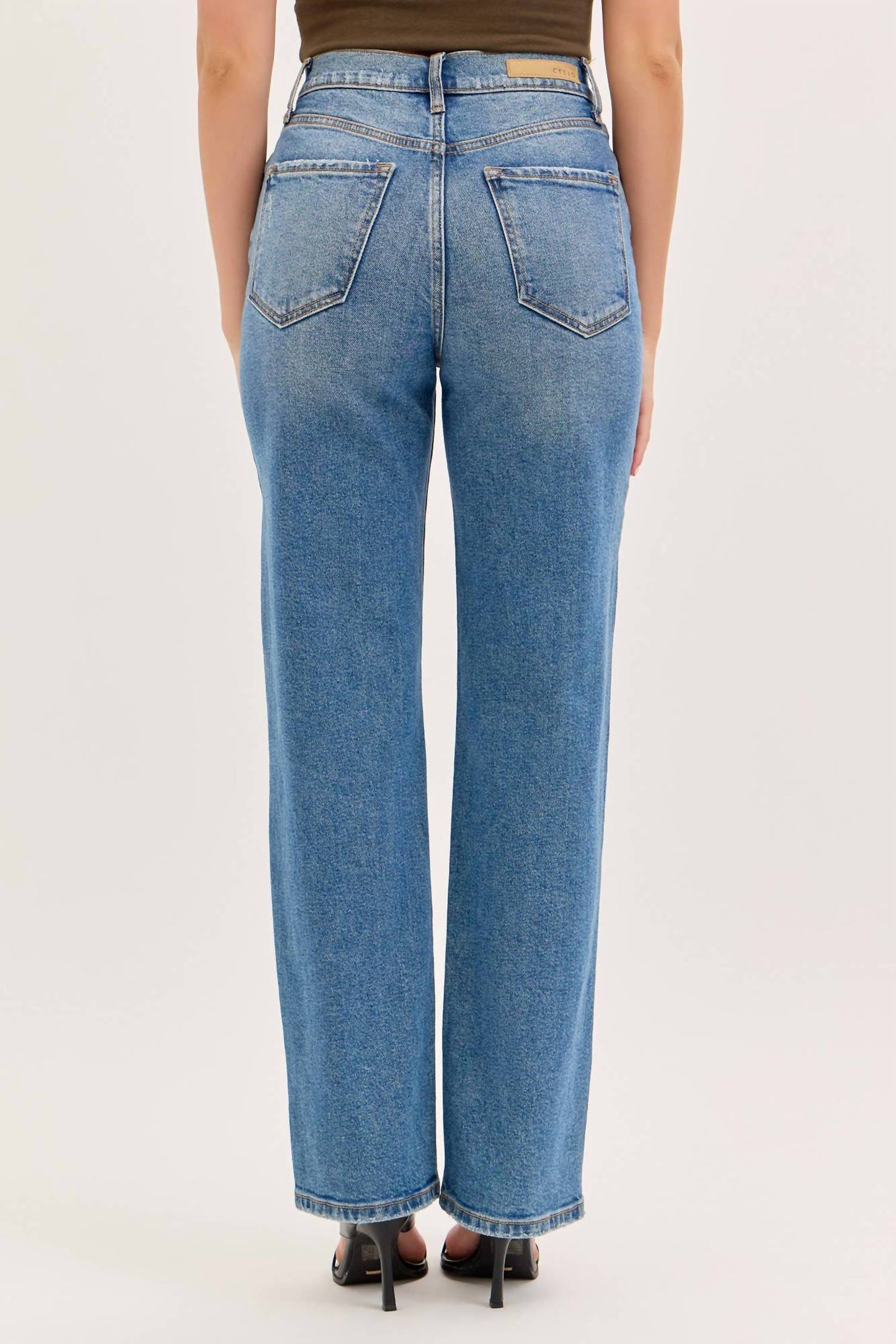 Paisley High Rise Dad Jeans