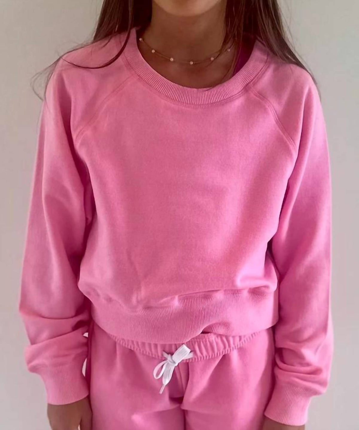 Kids' Brushed Soft Cloud Crew Neck Top