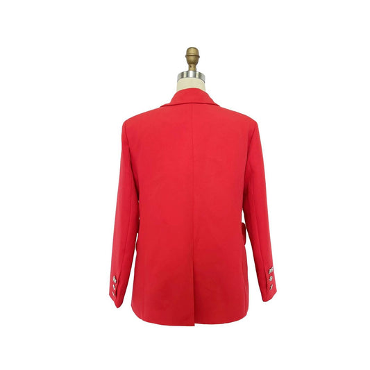 Women's Ruffled Embellishment Blazer