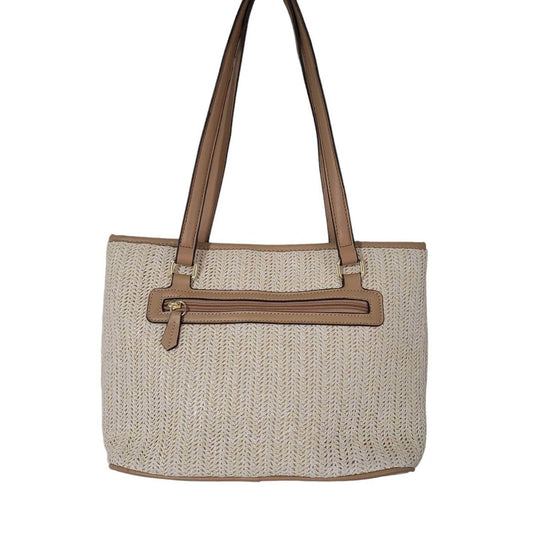 Giani Bernini - Classic Straw Satchel Bag - Rack Hunt -