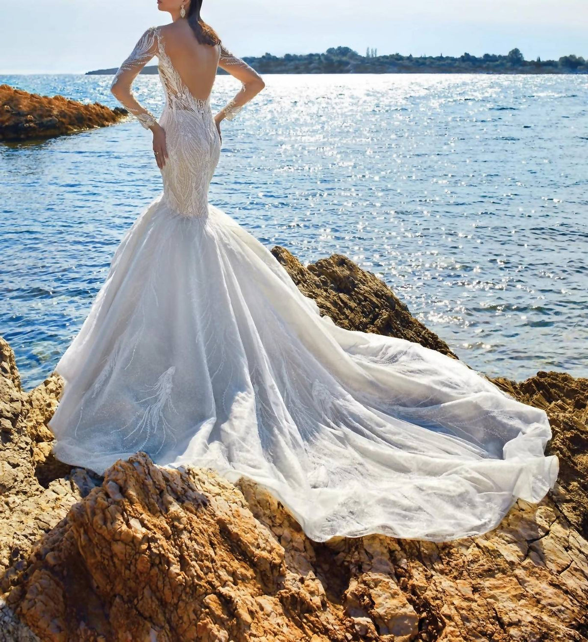 Beaded Mermaid Bridal Gown