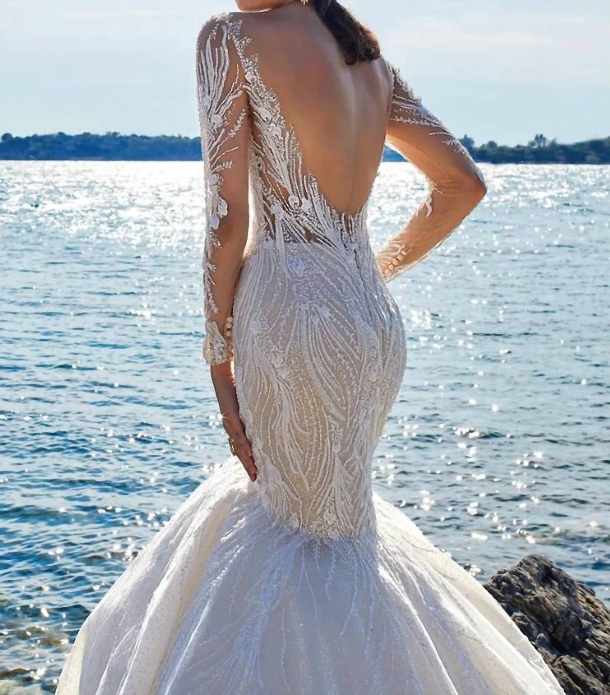 Beaded Mermaid Bridal Gown
