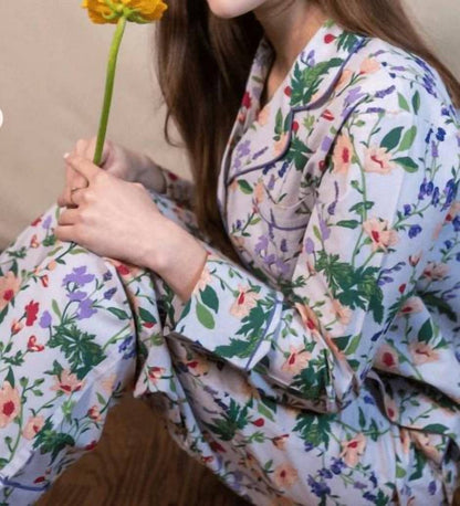 Garden Groove Long Sleeve Pajama Set
