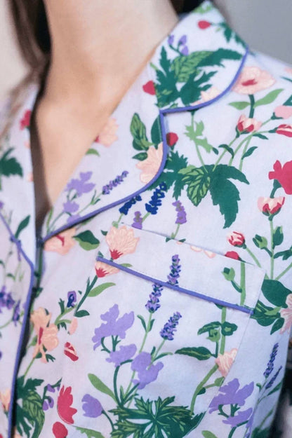 Garden Groove Long Sleeve Pajama Set