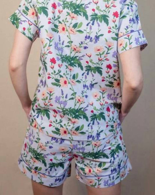 Garden Groove Short Pajama Set