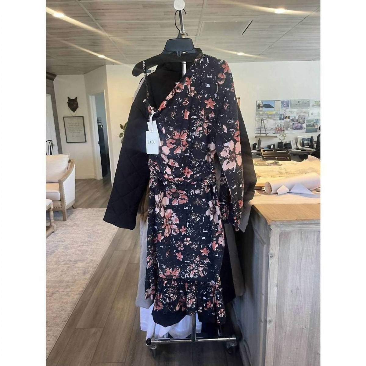 Women's One Shoulder Floral Dress