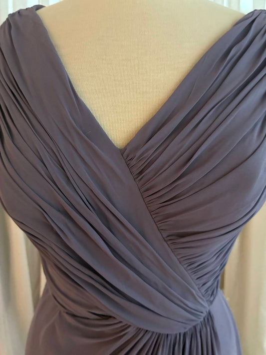 Full Length Sleeveless V-Neck Dress