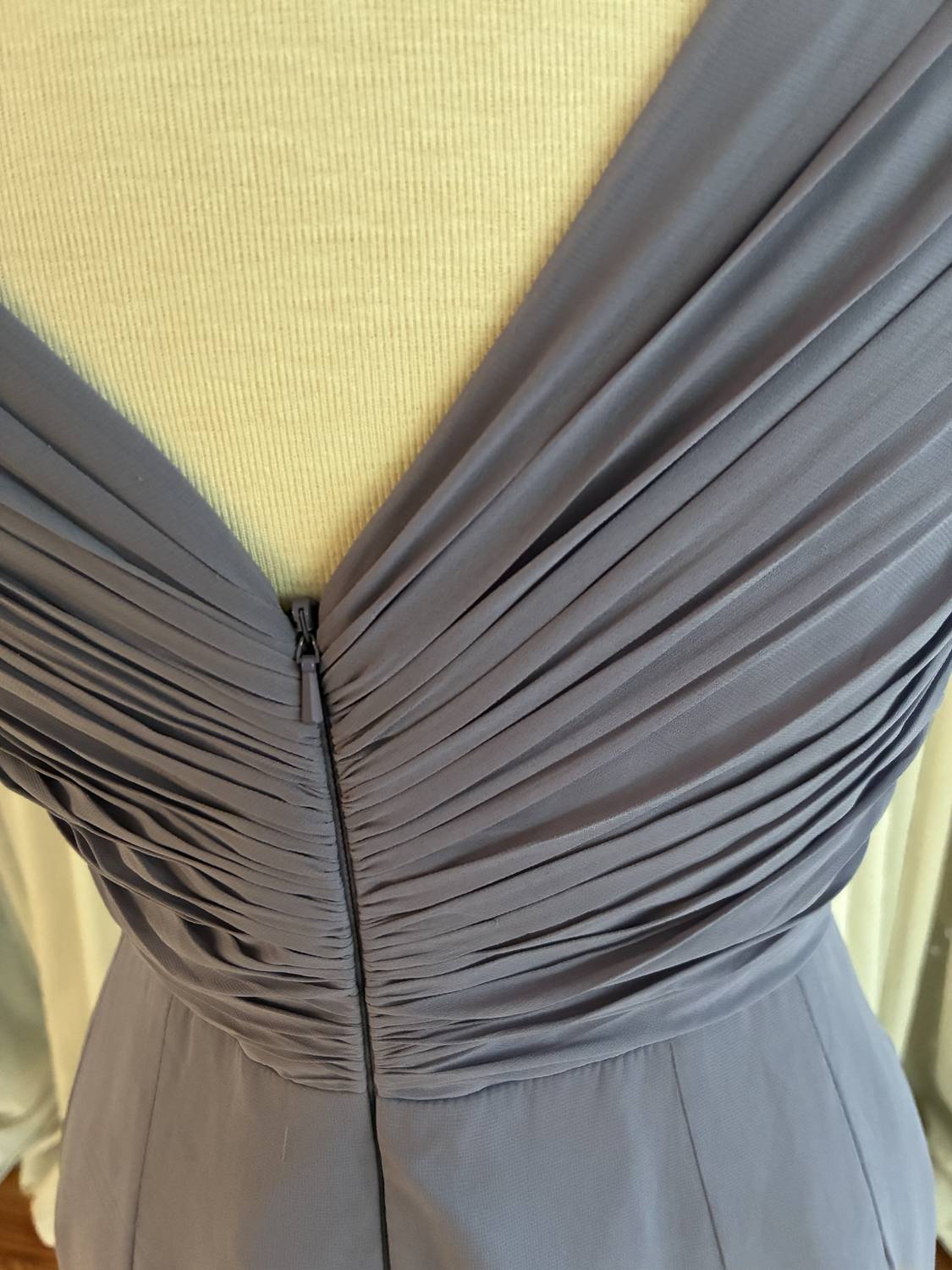 Full Length Sleeveless V-Neck Dress