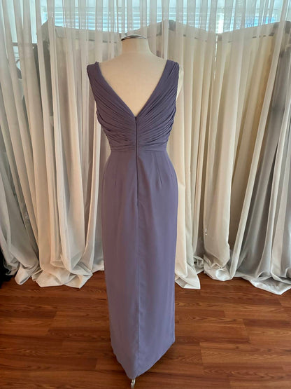 Full Length Sleeveless V-Neck Dress