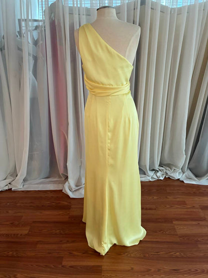 Women's Stretch Lining One Shoulder Dress