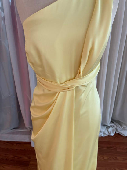 Women's Stretch Lining One Shoulder Dress