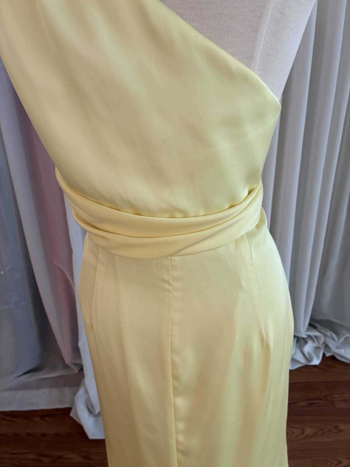 Women's Stretch Lining One Shoulder Dress