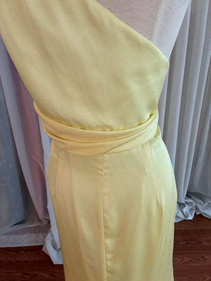 Women's Stretch Lining One Shoulder Dress