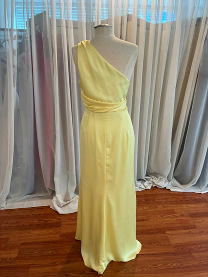 Women's Stretch Lining One Shoulder Dress
