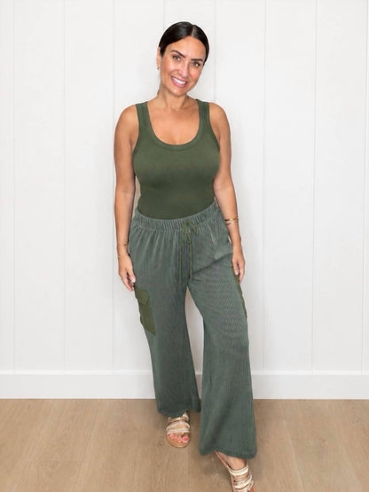 Ribbed Cargo Bottoms