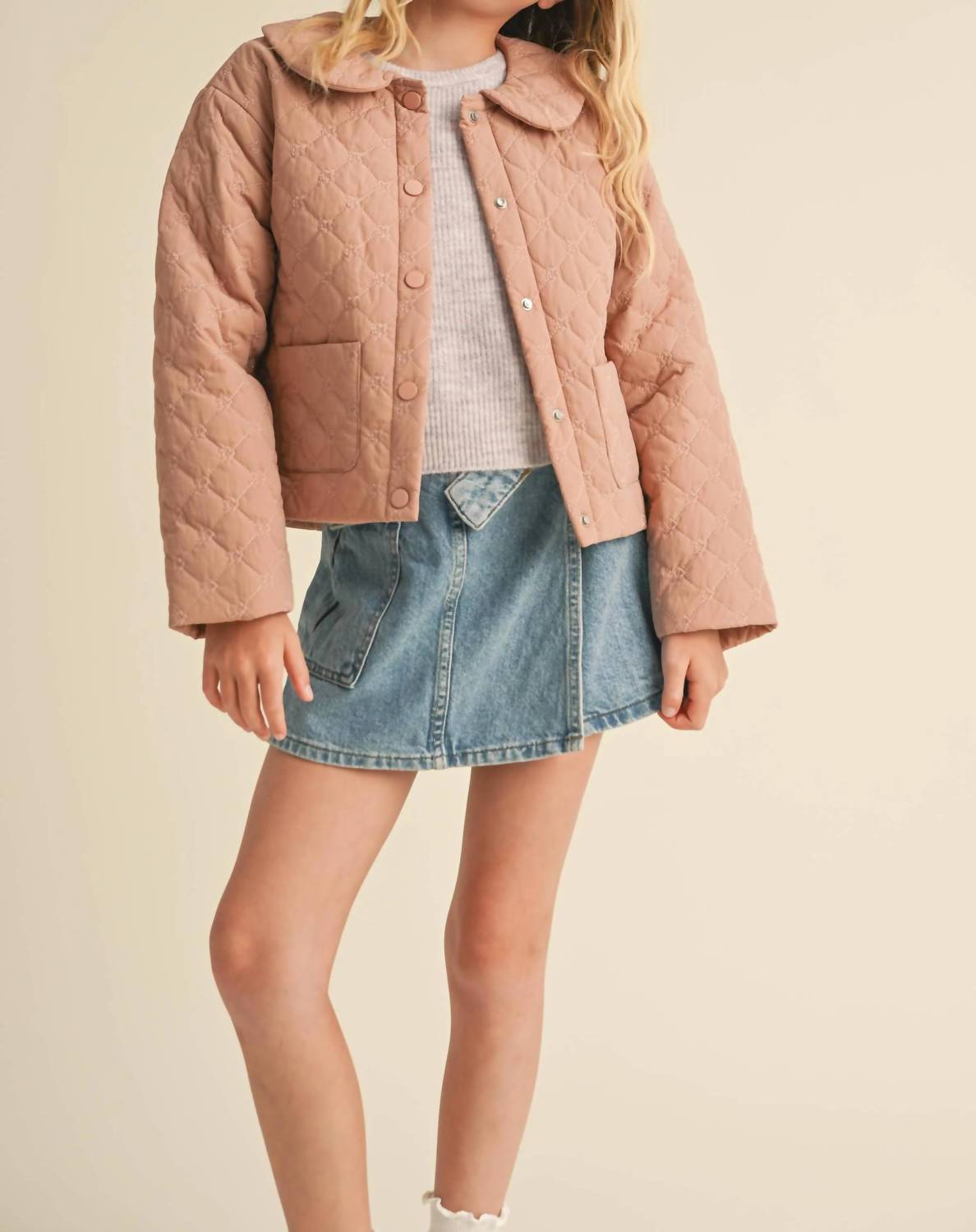Girl's Drop Shoulder Jacket
