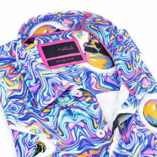 Wicked Trip Short Sleeve Button Down Shirt